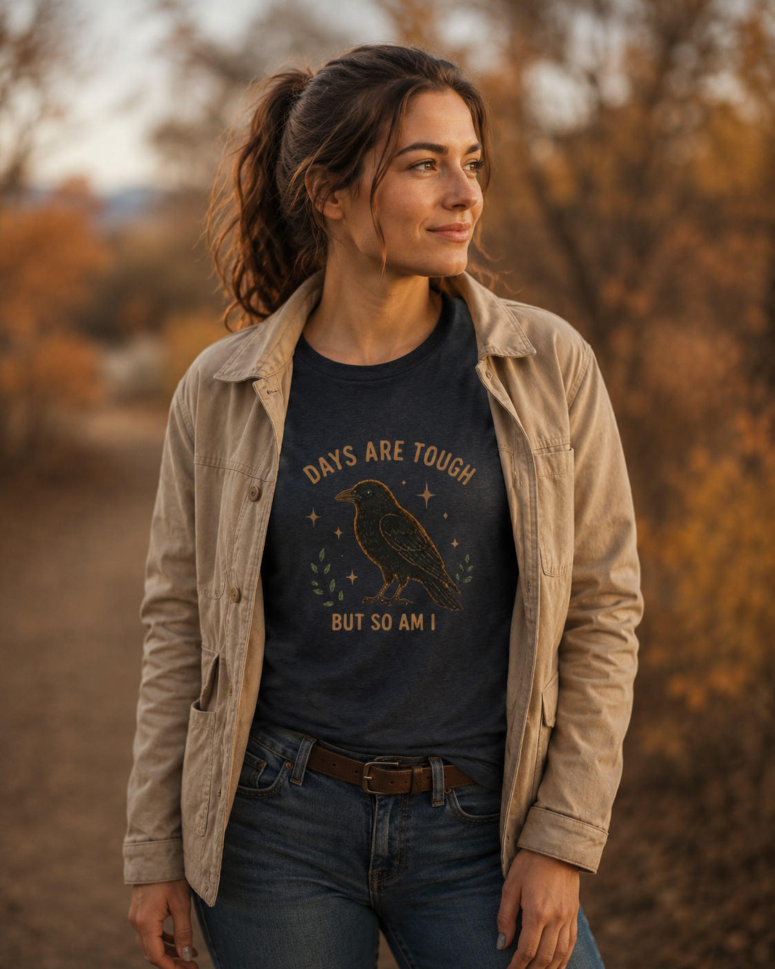 Days Are Tough But So Am I Long-Sleeve Tee